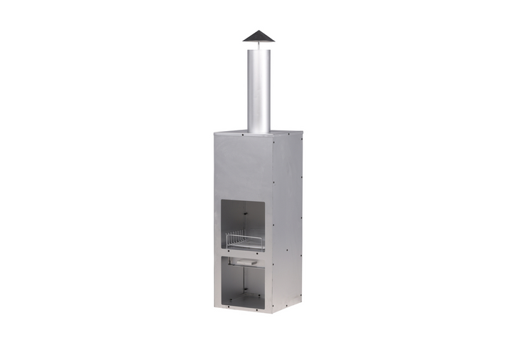 Venture Home Makarima Eldstad 45 x 45 x 199 Silver