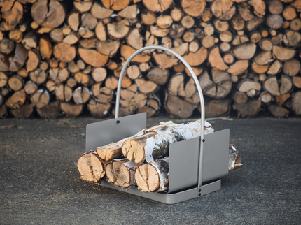 Venture Home Godoma Vedkorg 42 x 30 x 49 Silver