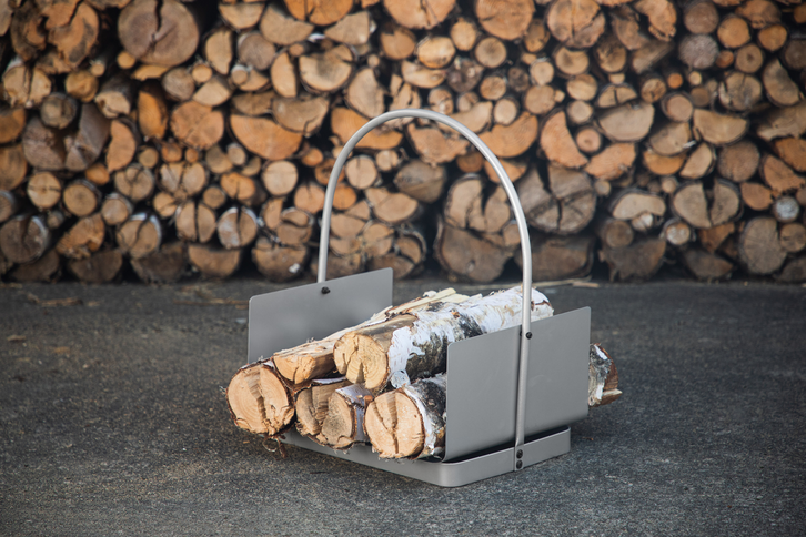 Venture Home Godoma Vedkorg 42 x 30 x 49 Silver
