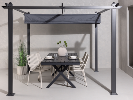 Venture Home Lazio Pergola 295 x 295 x 248 Grå