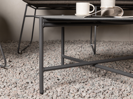 Venture Home Davao Soffgrupp Mörkgrå/Brun Utomhus