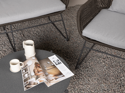 Venture Home Davao Soffgrupp Mörkgrå/Brun Utomhus