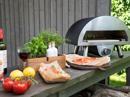 Venture Home Sentosa Gasol i Svart Stål & Keramikplatta