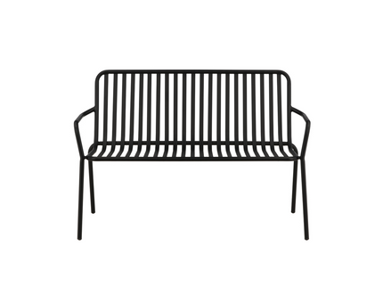 Venture Home Peking Bänksoffa 130 x 64 Svart Utomhus