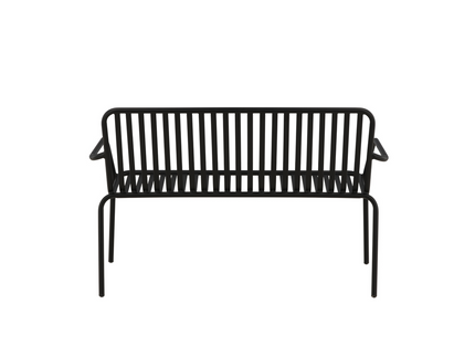 Venture Home Peking Bänksoffa 130 x 64 Svart Utomhus