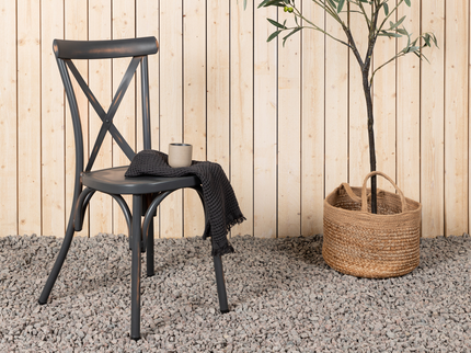 Venture Home Tablas Matstolar 2-Pack Mörkgrå Utomhus