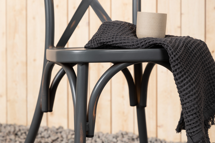 Venture Home Tablas Matstolar 2-Pack Mörkgrå Utomhus