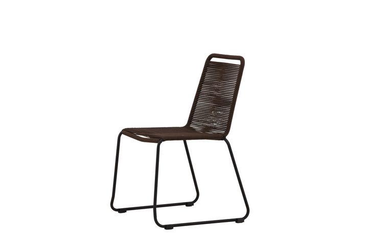 Venture Home Lindos Matstolar 2-Pack Brun Utomhus