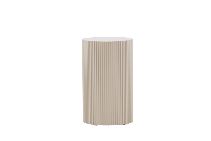 Venture Home Lenox Sidobord Ø30,5 Beige