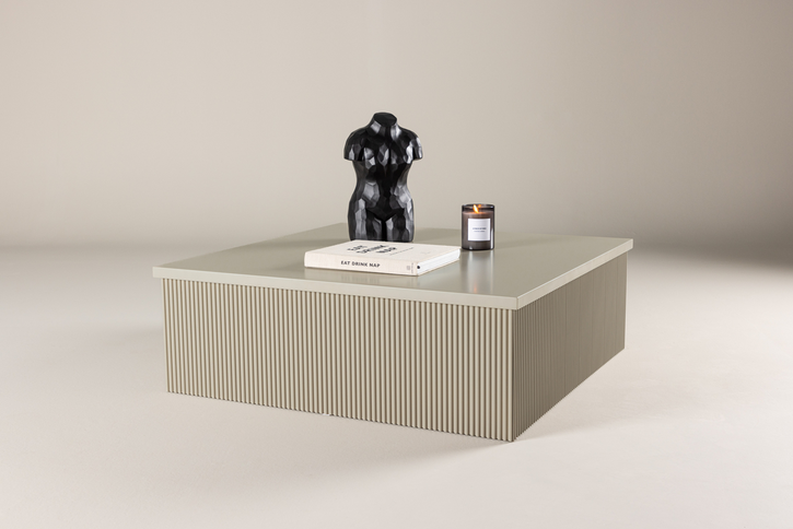 Venture Home Lenox Soffbord 90 x 90 Beige