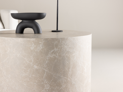 Venture Home York Soffbord Ø80 Beige