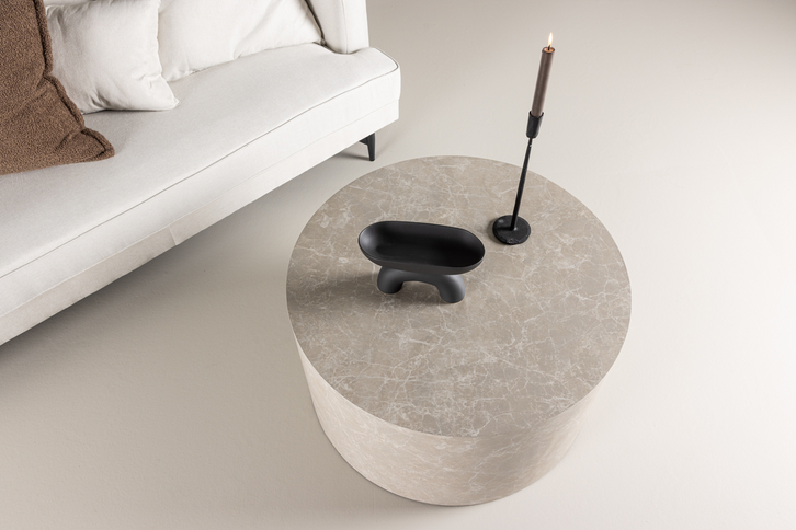 Venture Home York Soffbord Ø80 Beige