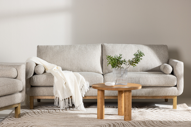 Venture Home Olympos 3-Sits Soffa Beige