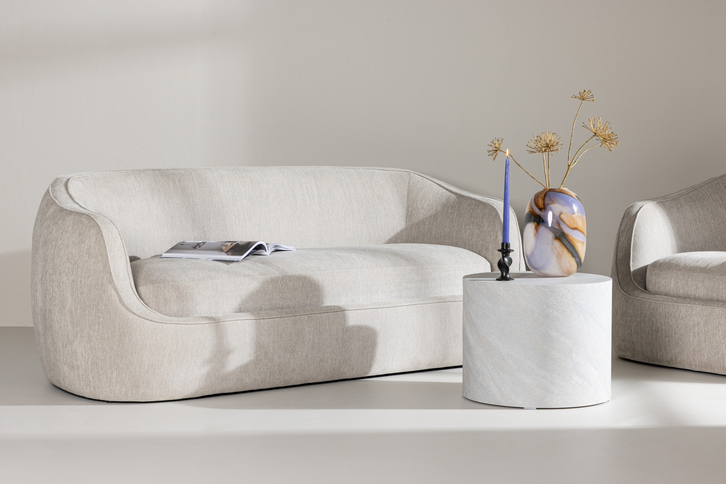 Venture Home Elio 3-Sits Soffa Ljusgrå