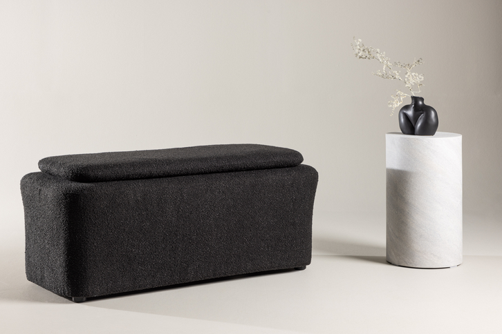 Venture Home Laurel Ottoman 50 X 110 X 45 Svart