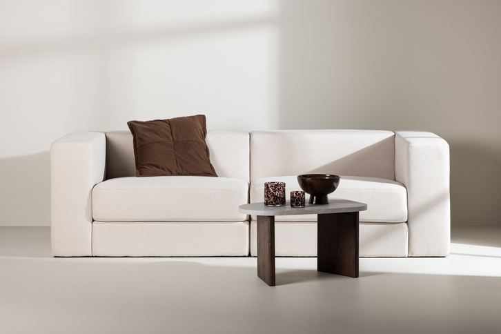 Venture Home Lumi 3-Sits Soffa Vit