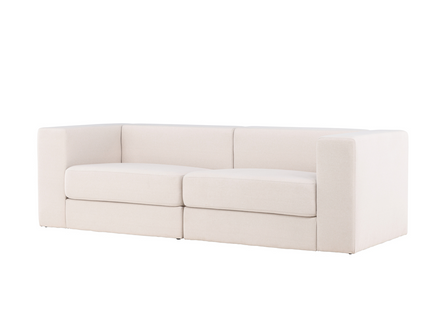Venture Home Lumi 3-Sits Soffa Vit