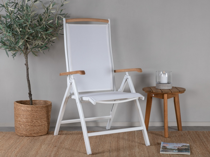 Venture Home Panama Positionsstolar 2-pack Vit