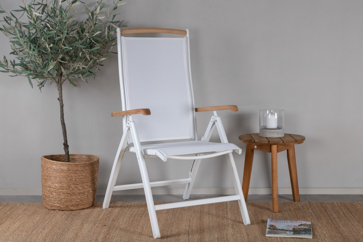 Venture Home Panama Positionsstolar 2-pack Vit