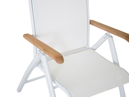 Venture Home Panama Positionsstolar 2-pack Vit