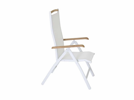 Venture Home Panama Positionsstolar 2-pack Vit