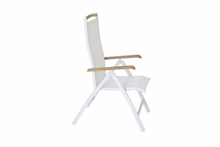 Venture Home Panama Positionsstolar 2-pack Vit