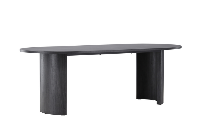 Vind Grundsund Matbord 220 x 100 x 75 Svart