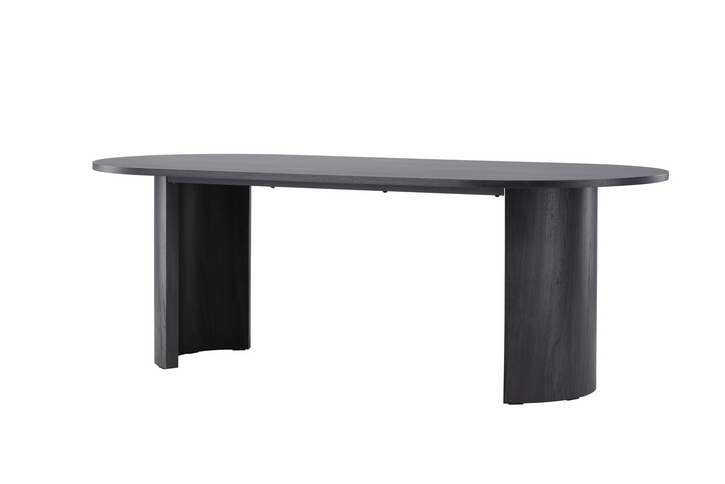 Vind Grundsund Matbord 220 x 100 x 75 Svart