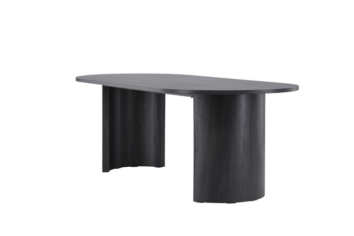 Vind Grundsund Matbord 220 x 100 x 75 Svart