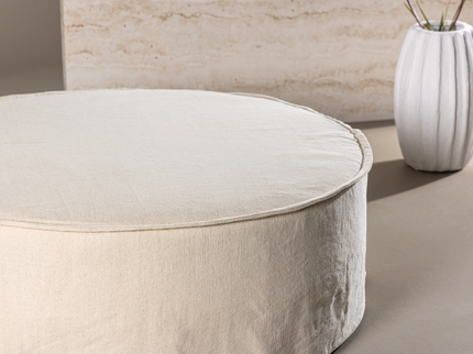 Vind Vindö Ottoman Ø101 ⌀101 Beige