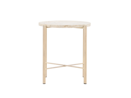 Vind Sandhamn Soffbord Ø40 Beige