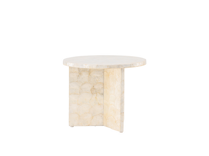 Vind Smögen Soffbord Ø40 Beige