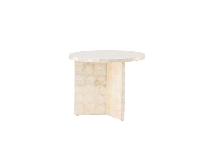 Vind Smögen Soffbord Ø40 Beige