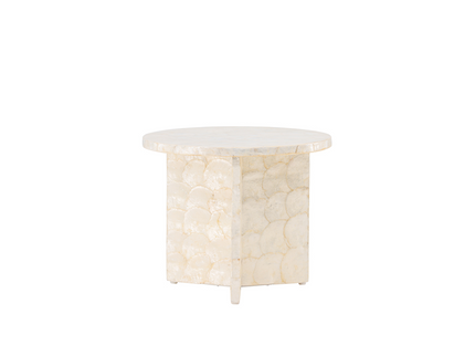 Vind Smögen Soffbord Ø40 Beige