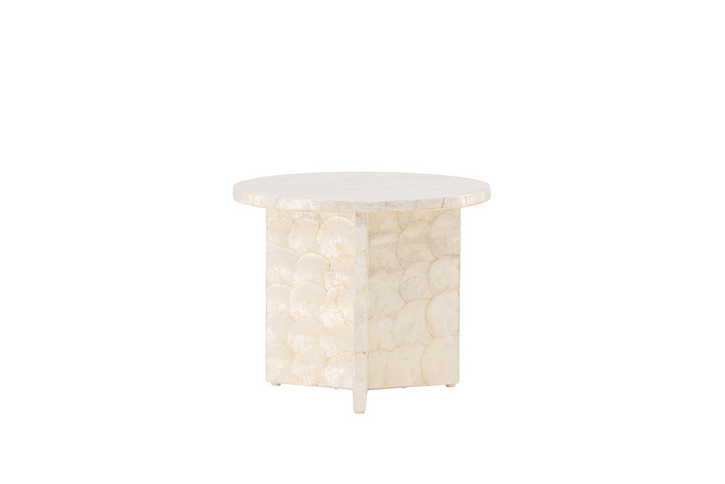 Vind Smögen Soffbord Ø40 Beige