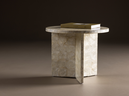 Vind Smögen Soffbord Ø40 Beige
