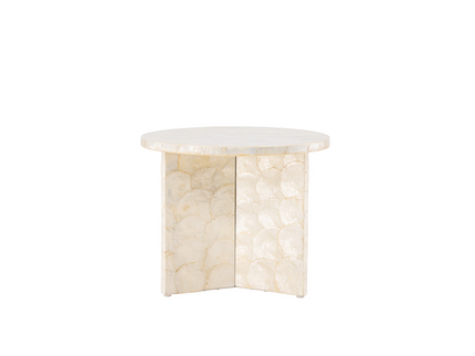 Vind Smögen Soffbord Ø40 Beige