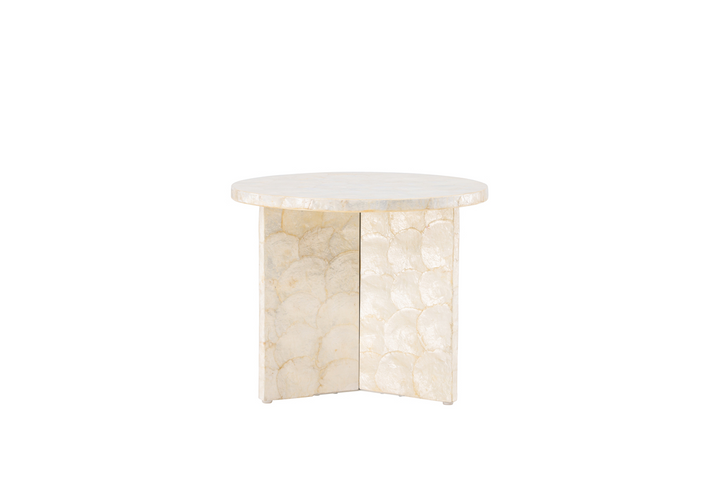 Vind Smögen Soffbord Ø40 Beige