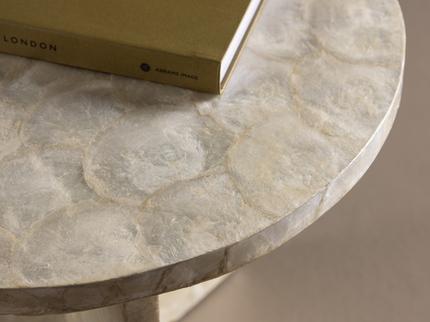 Vind Smögen Soffbord Ø40 Beige