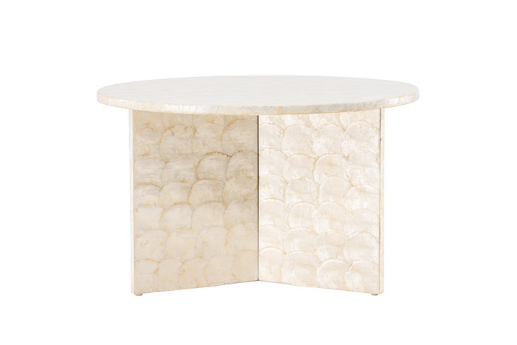 Vind Smögen Soffbord Ø70 Beige