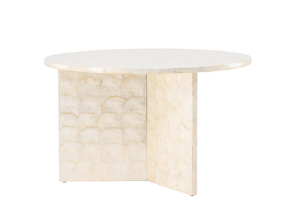 Vind Smögen Soffbord Ø70 Beige