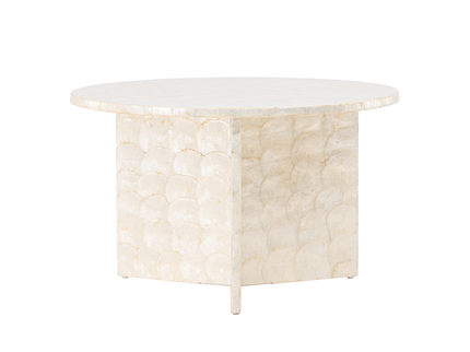 Vind Smögen Soffbord Ø70 Beige