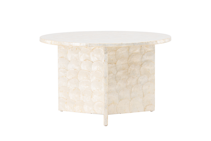 Vind Smögen Soffbord Ø70 Beige