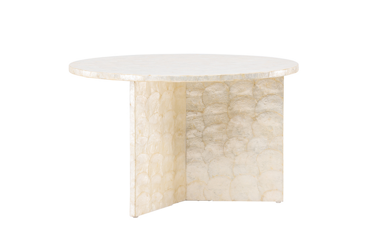 Vind Smögen Soffbord Ø70 Beige