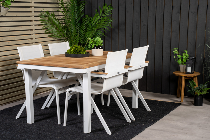 Venture Home Mexico Matstolar 6-pack Vit Utomhus