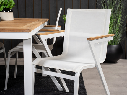 Venture Home Mexico Matstolar 6-pack Vit Utomhus