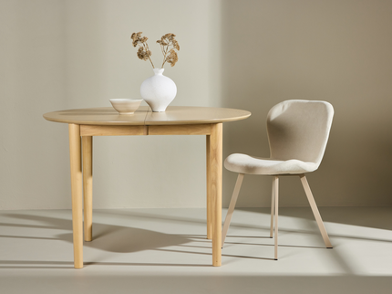 Venture Home Gilda Runt Matbord Ø110 Vitputsad
