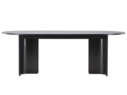 Vind Tyresö Ovalt Matbord 220 x 100 x 75 Svart