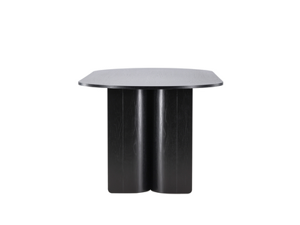 Vind Tyresö Ovalt Matbord 220 x 100 x 75 Svart
