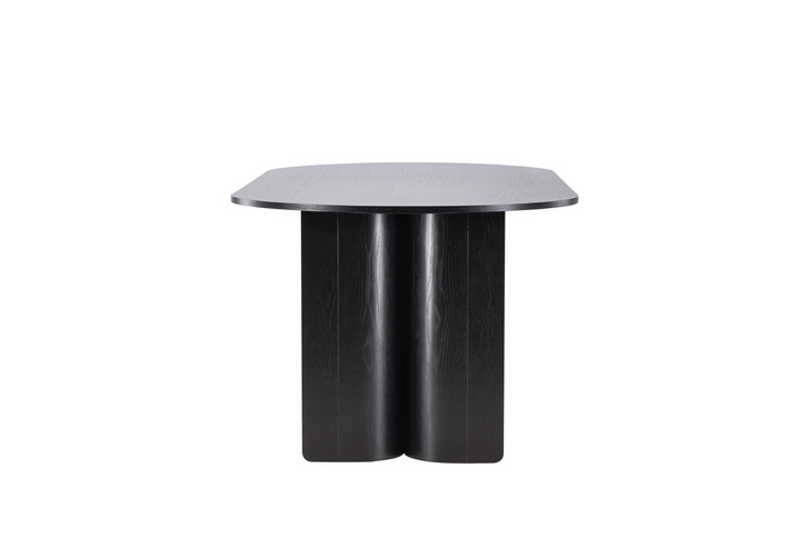 Vind Tyresö Ovalt Matbord 220 x 100 x 75 Svart